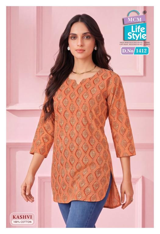 MCM kashvi vol-14 short top wholesale kurtis collection online